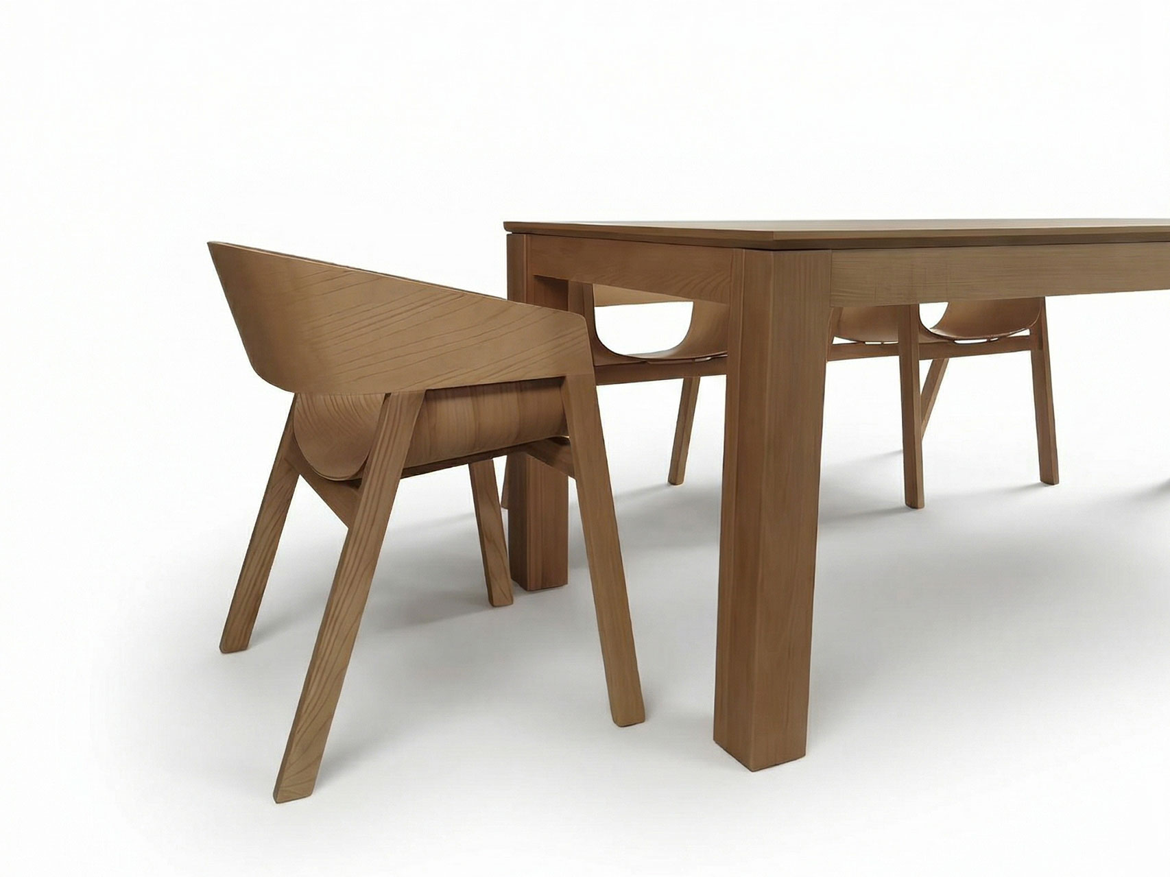 Solid Wood Restaurant Dining Set